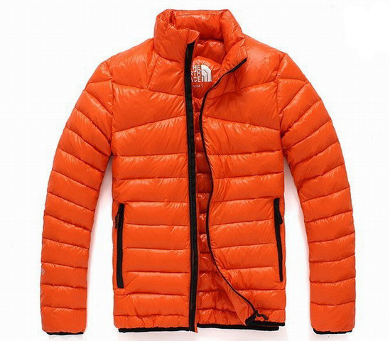 Doudoune The North Face Orange Pour Homme Pas Cher